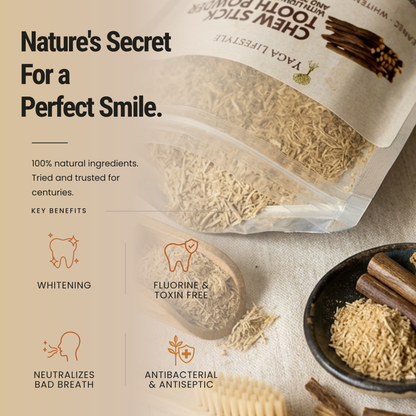 Jamaican Chew Stick Herbal Tooth Powder