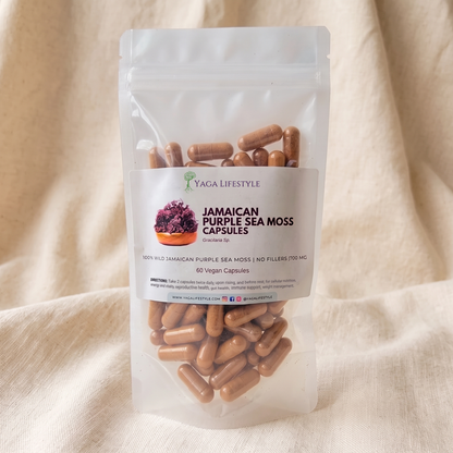 Jamaican Purple Sea Moss Capsules | 60 Vegan Capsules