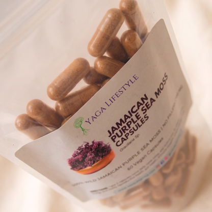 Jamaican Purple Sea Moss Capsules | 60 Vegan Capsules
