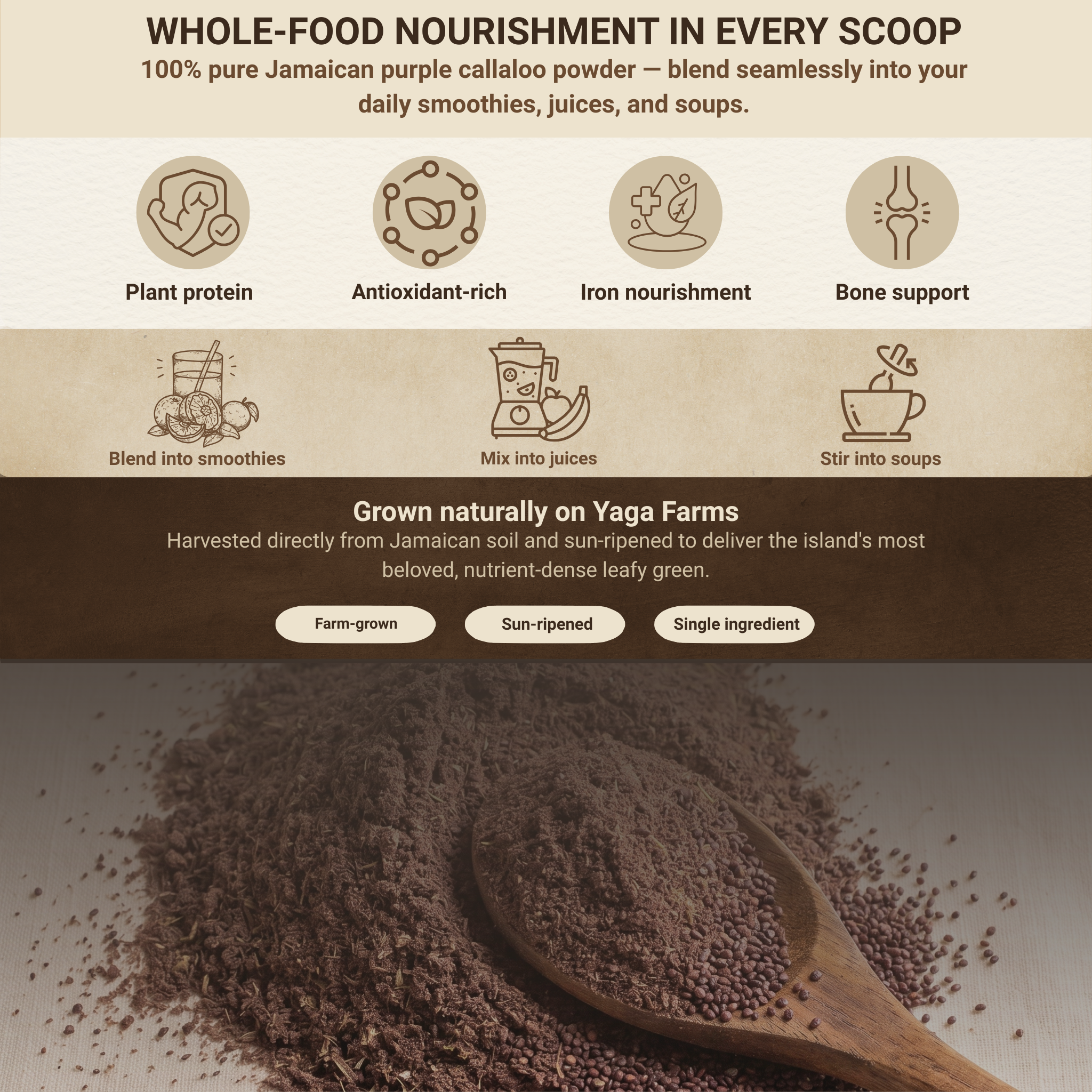 Purple Amaranth Leaf Powder