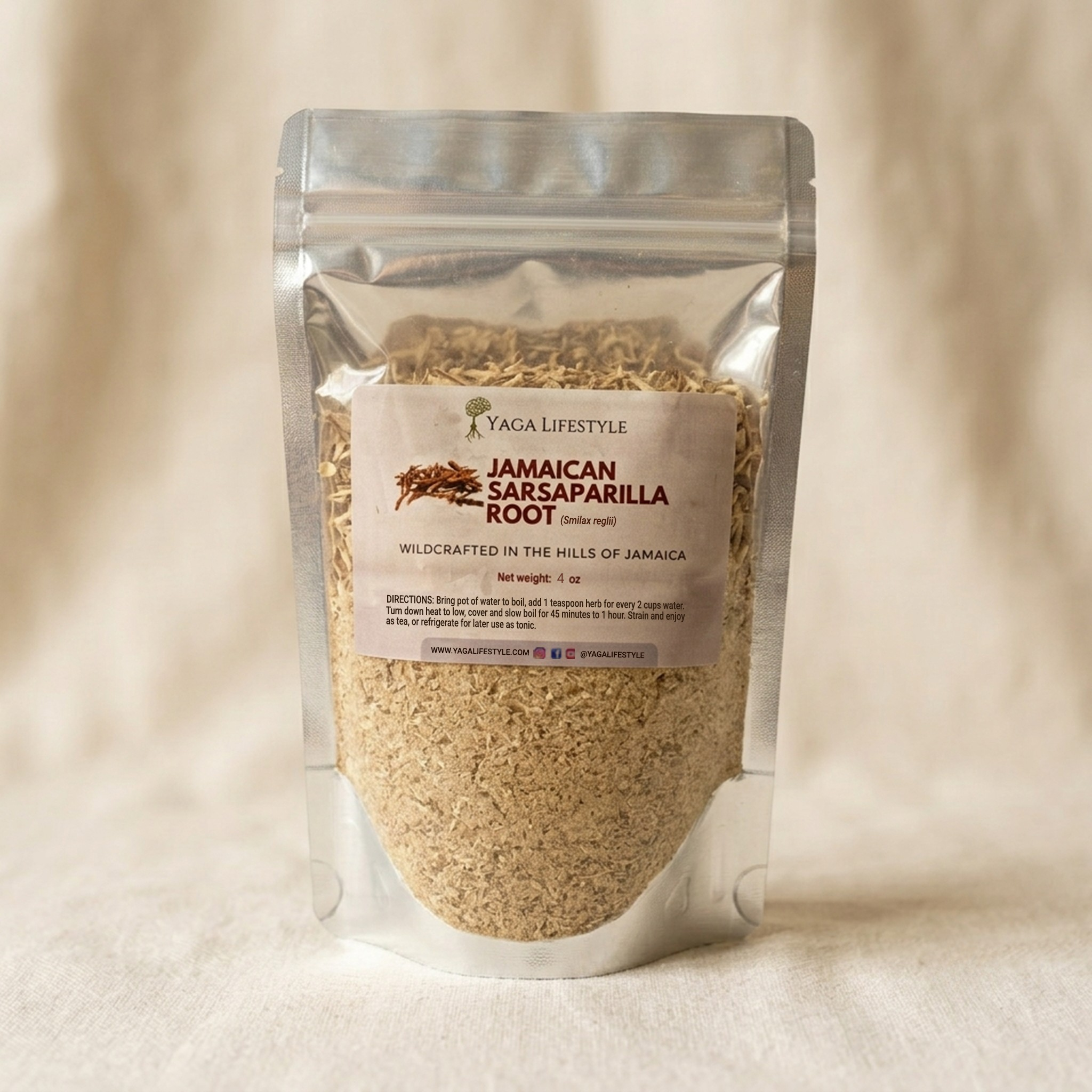 Jamaican Sarsaparilla Root (Coarse Powder)
