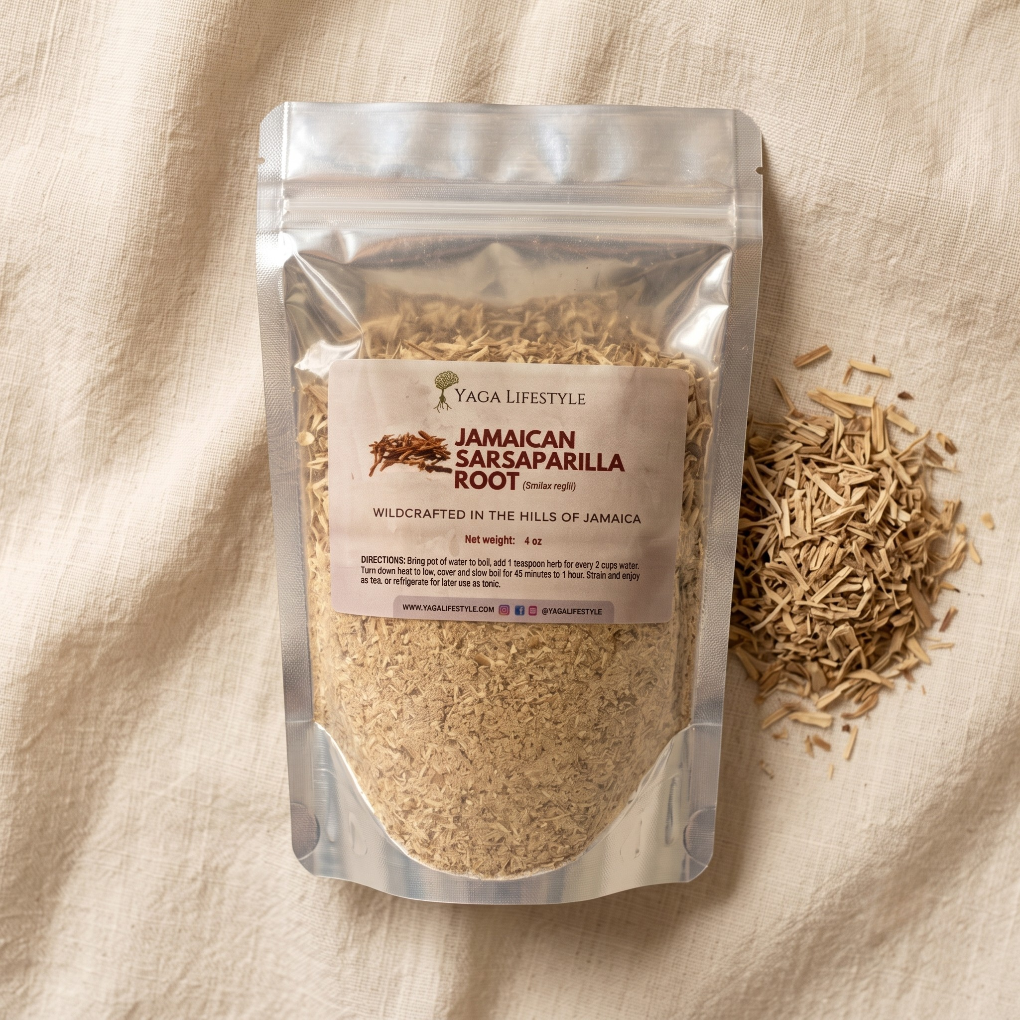 Jamaican Sarsaparilla Root (Coarse Powder)