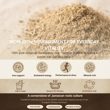 Jamaican Sarsaparilla Root (Coarse Powder)