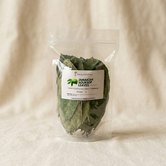 Jamaican Soursop Leaves (Hand-picked, Air-dried whole leaves)