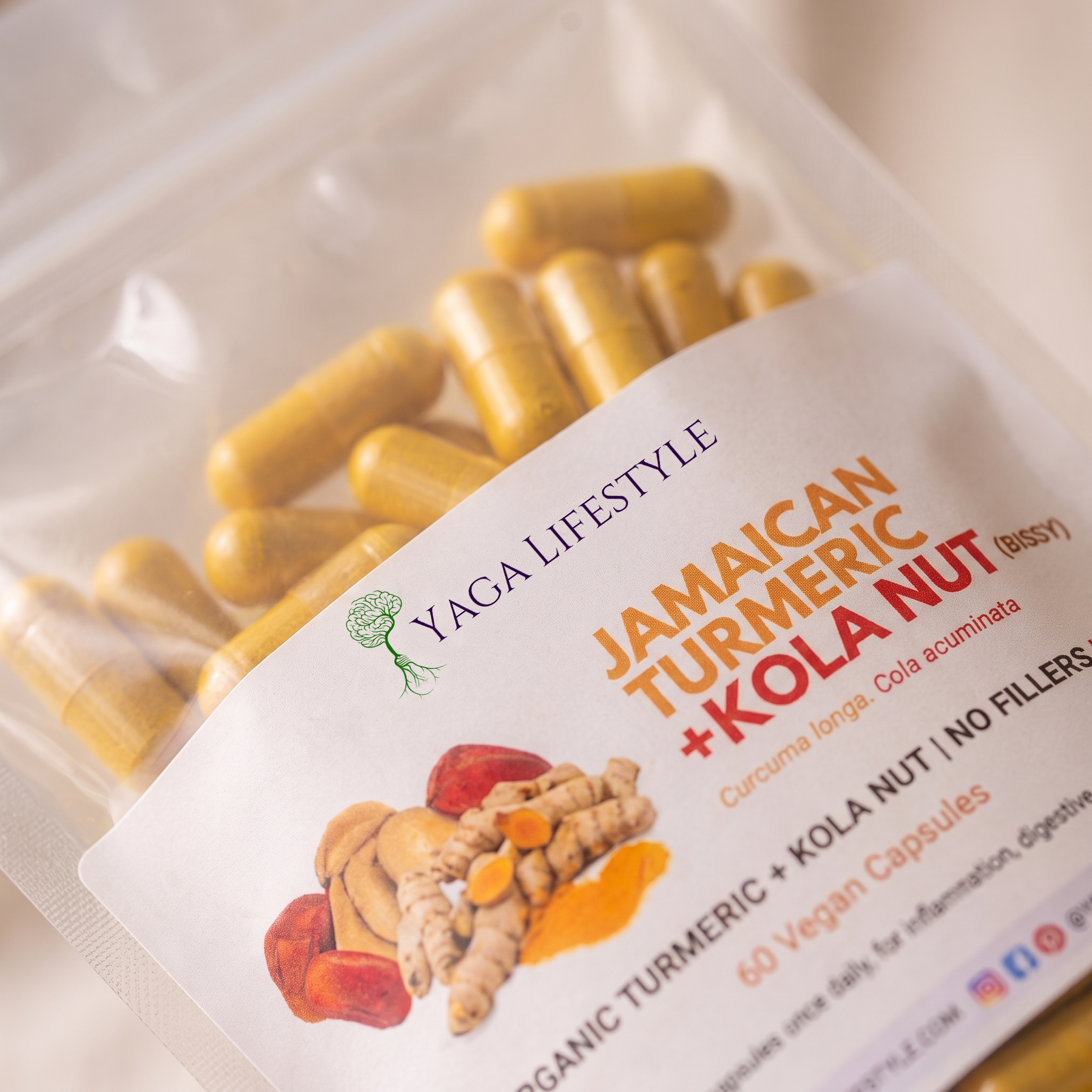 Turmeric Kola Nut (Bissy) Capsules