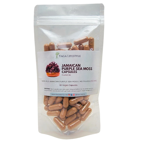 Jamaican Purple Sea Moss Capsules | 60 Vegan Capsules