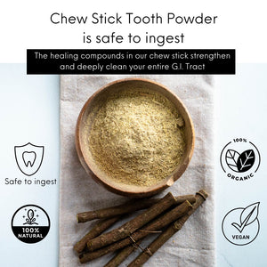 Jamaican Chew Stick Herbal Tooth Powder