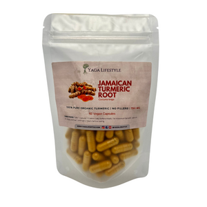 Organic Jamaican Turmeric Supplement - 60 Vegan Capsules